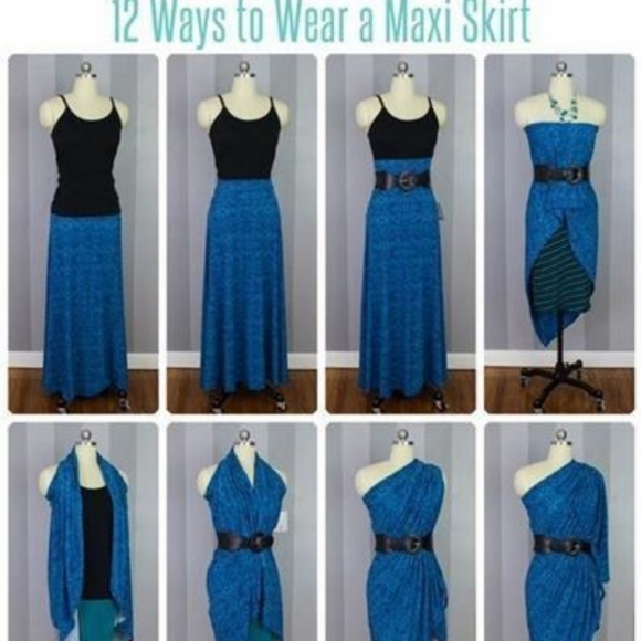 Lularoe skirt red white and blue - Picture 4 of 5